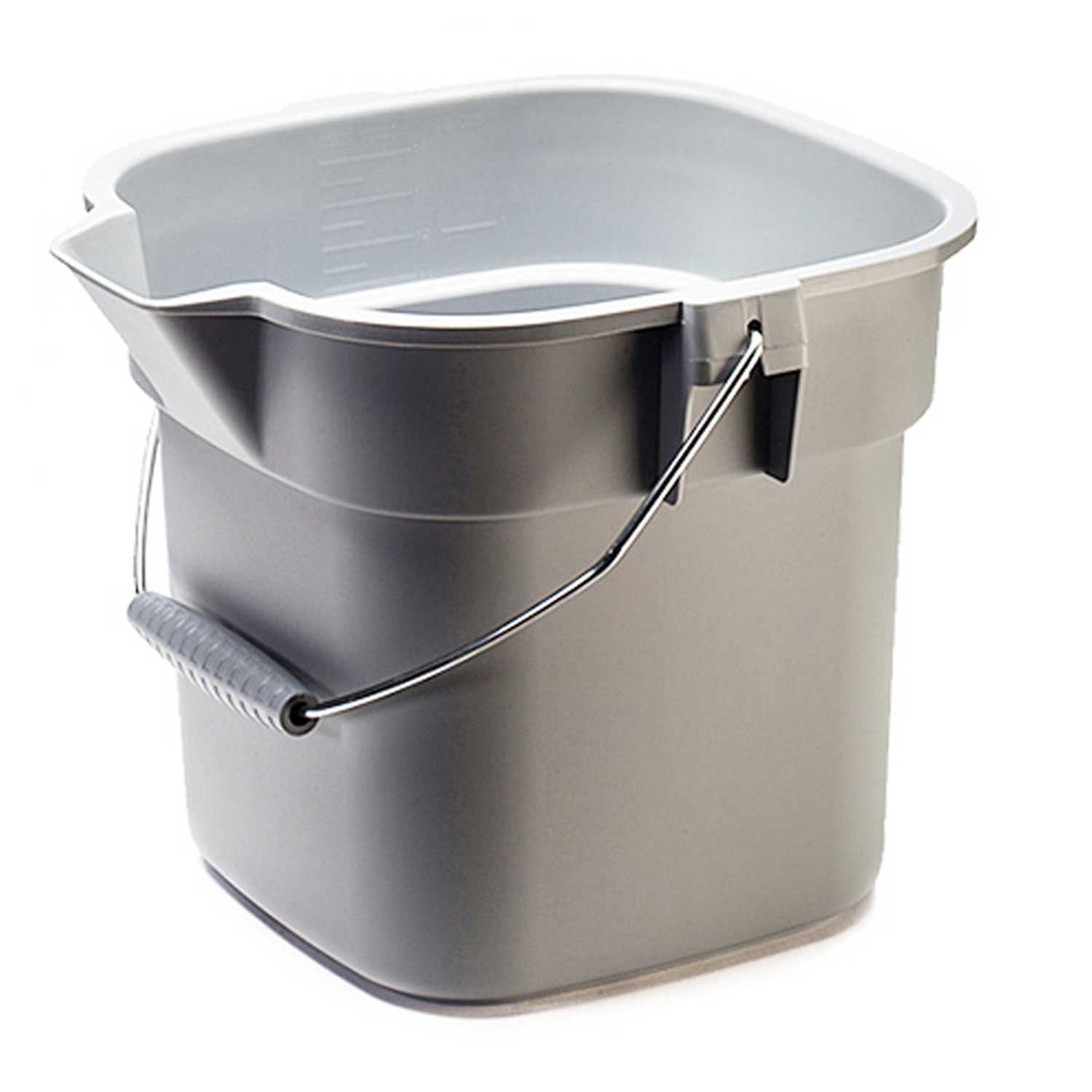 3.7-Gallon Heavy-Duty Water Bucket w/ Measuring Mark 6
