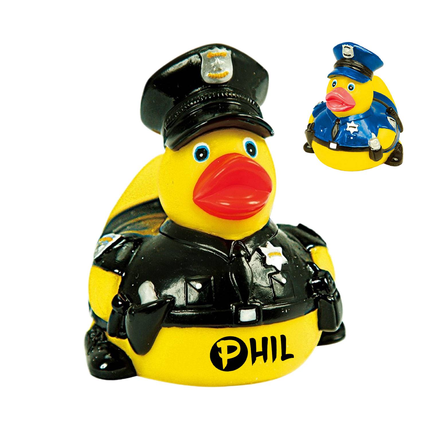 Rubber hero cop toy duck 1