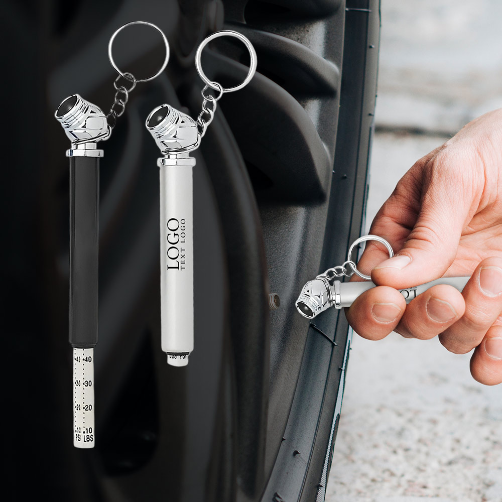Mini Tire Gauge Key Chains 3