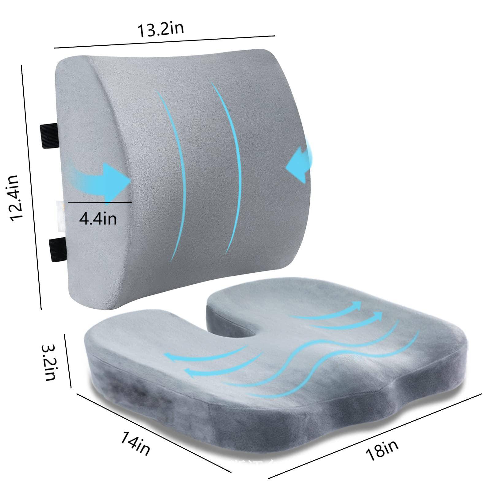 Ergonomic memory foam car cushion 3
