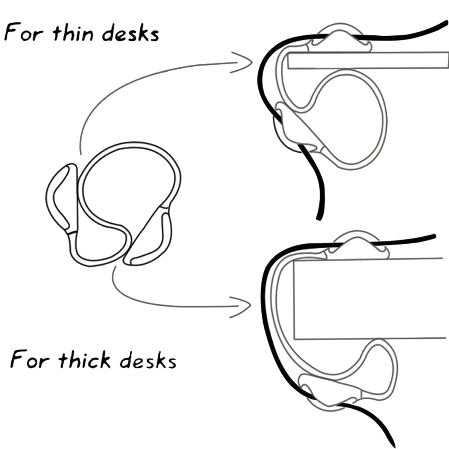 Desktop Cable Clamp 3