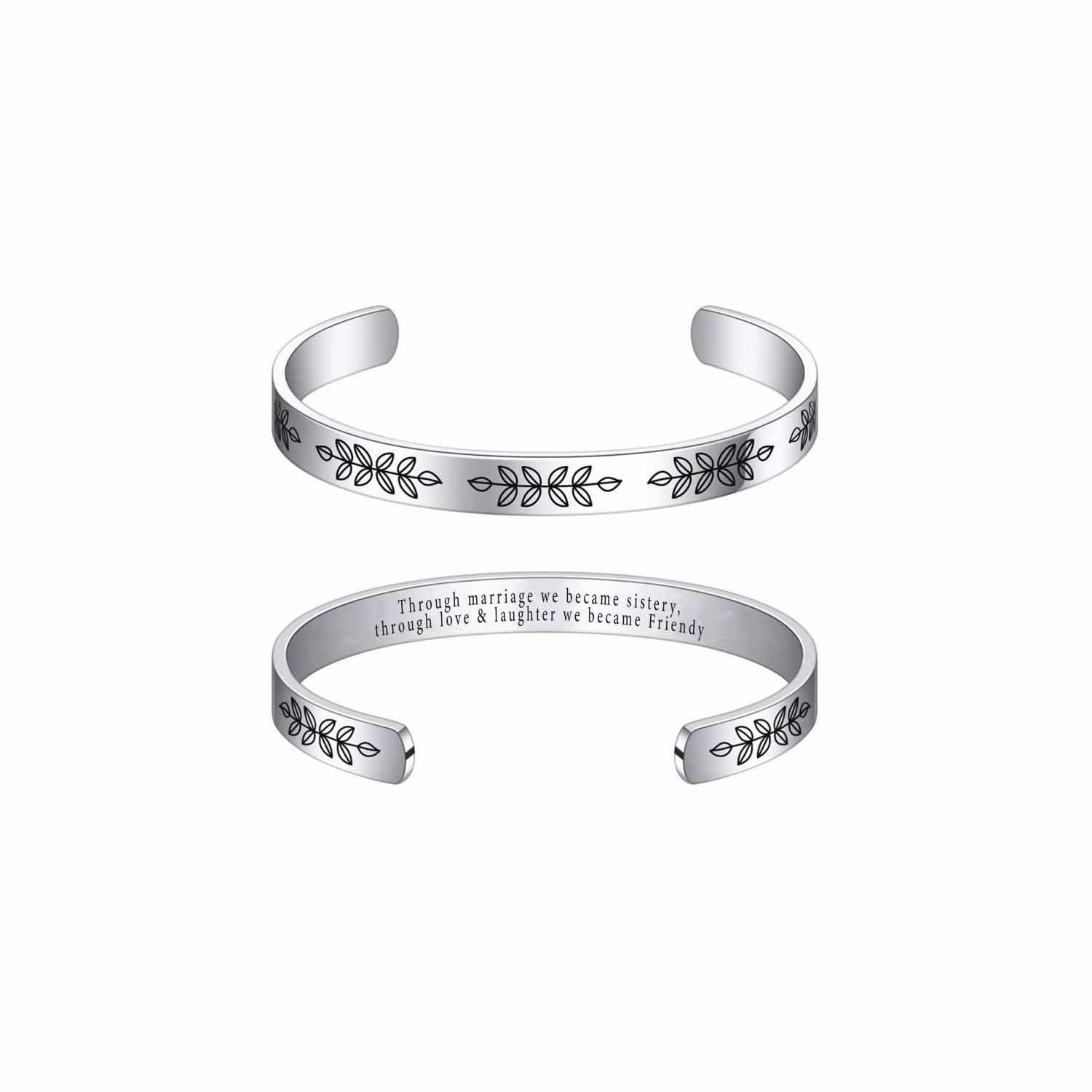 Stainless steel customized engraved bracelet 4