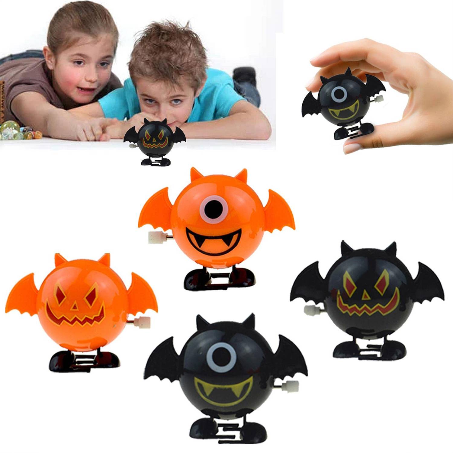 Ghost Bat Wind Up Toys Set 6