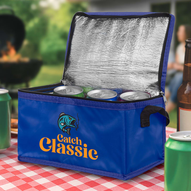 Custom Six Pack Lunch Cooler Bags 16