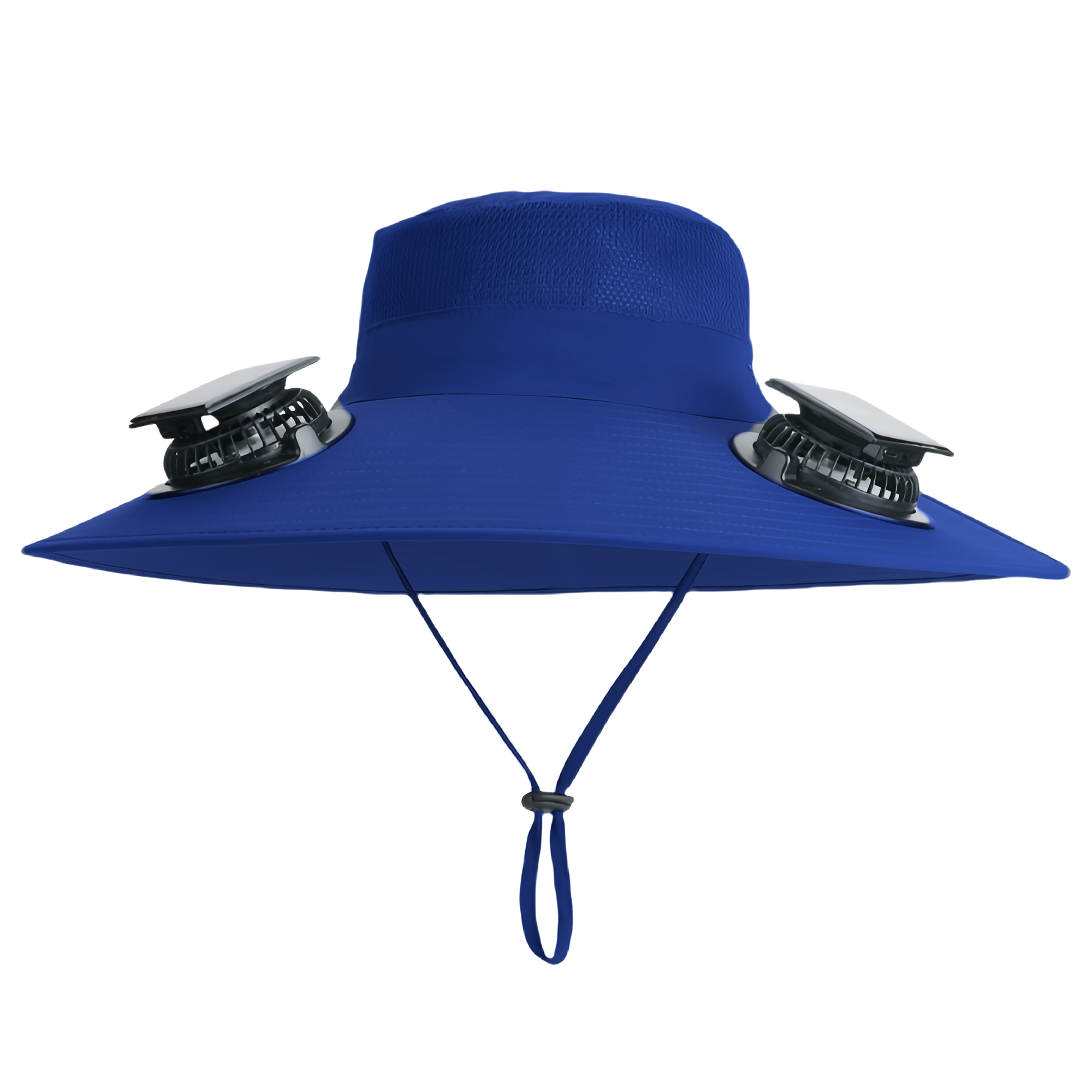 Summer Solar Dual Fan Hat for Outdoor Hiking Fishing Sun Protection Wide Brim Quick Dry Waterproof. 7