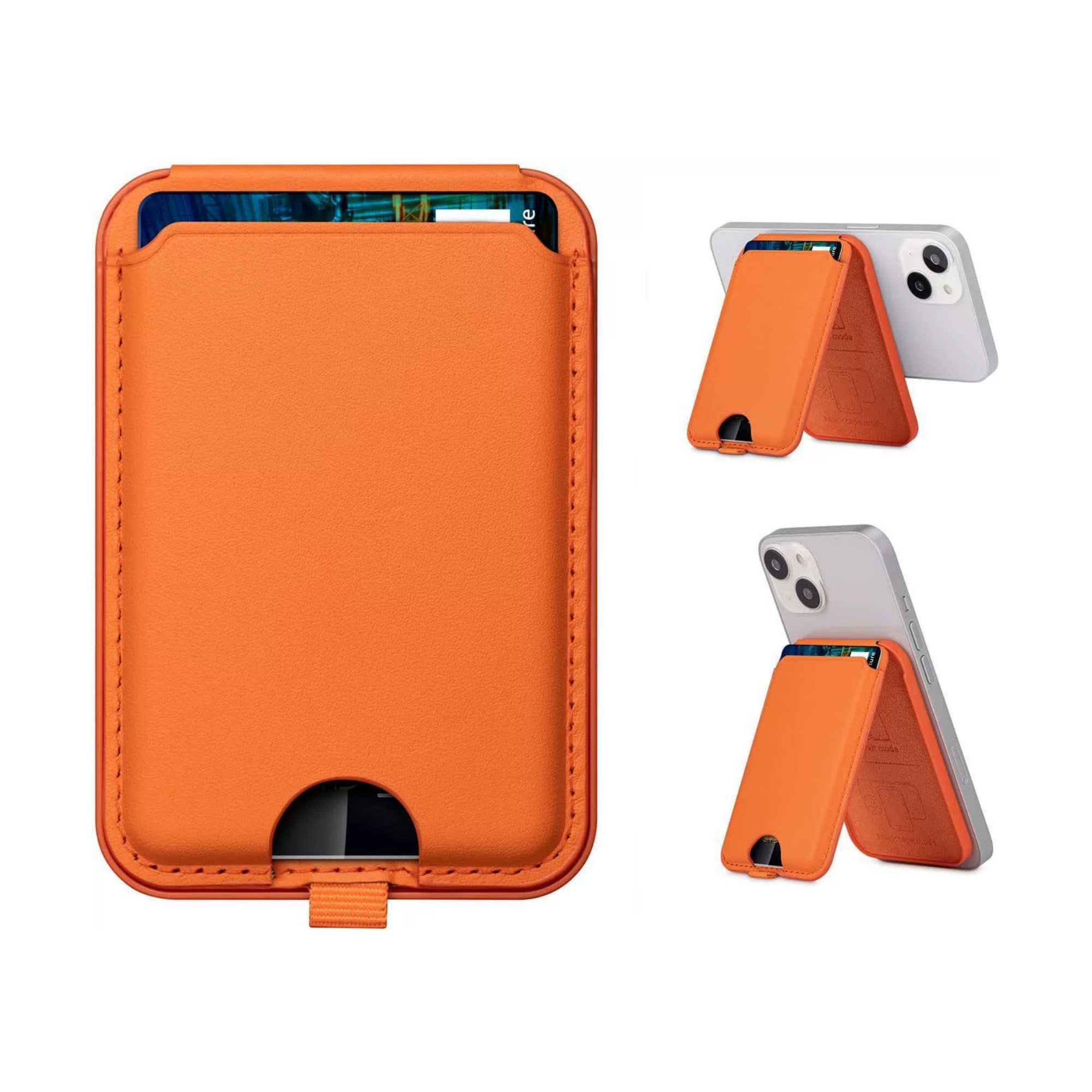 Magnetic iPhone Wallet Stand 5