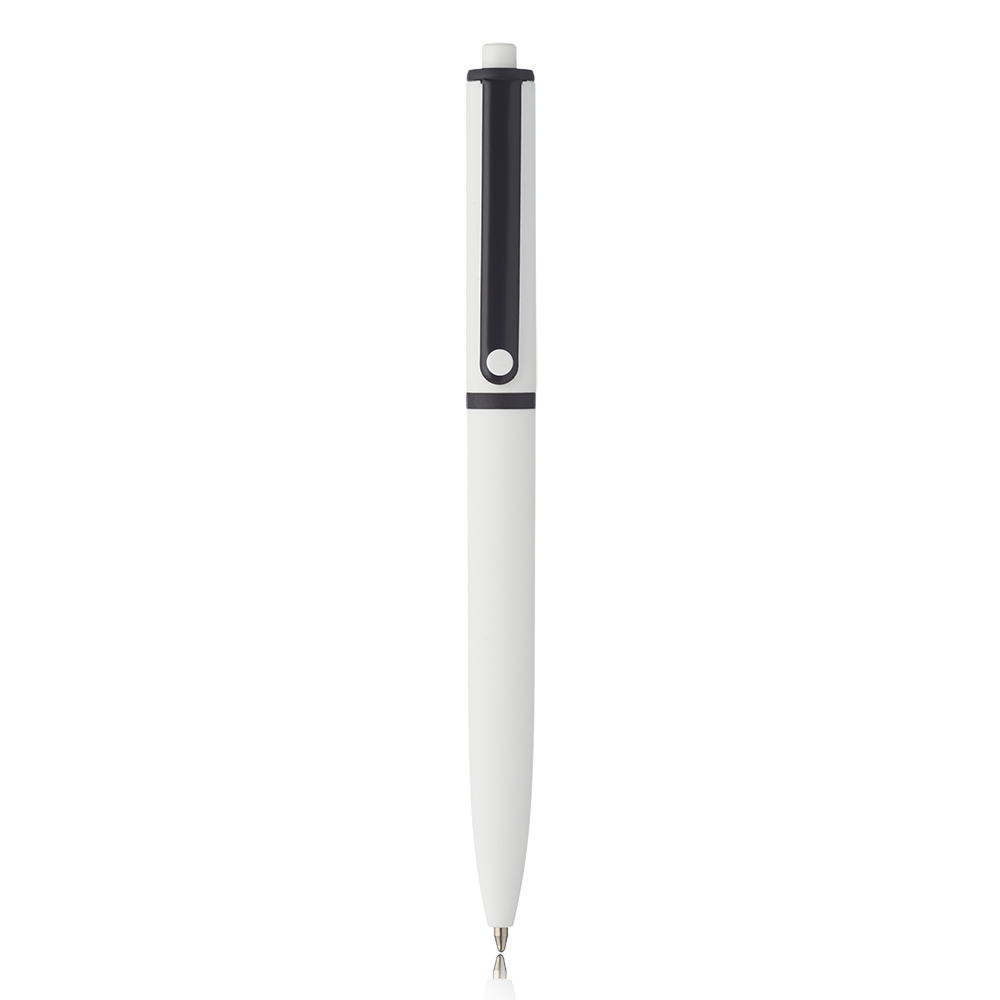 Solid Rubber Coated Plastic Ballpoint Pen 8