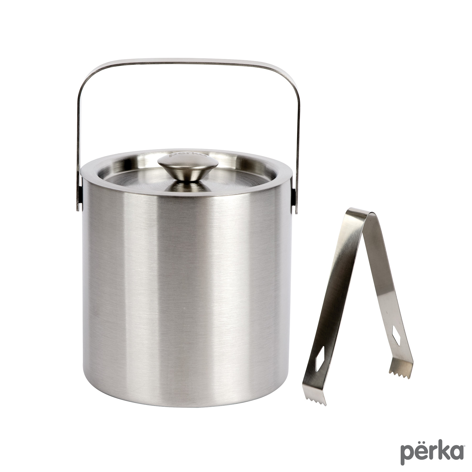 Perka® Quinton 1.3L Double Wall, Stainless Steel Ice Bucket 20
