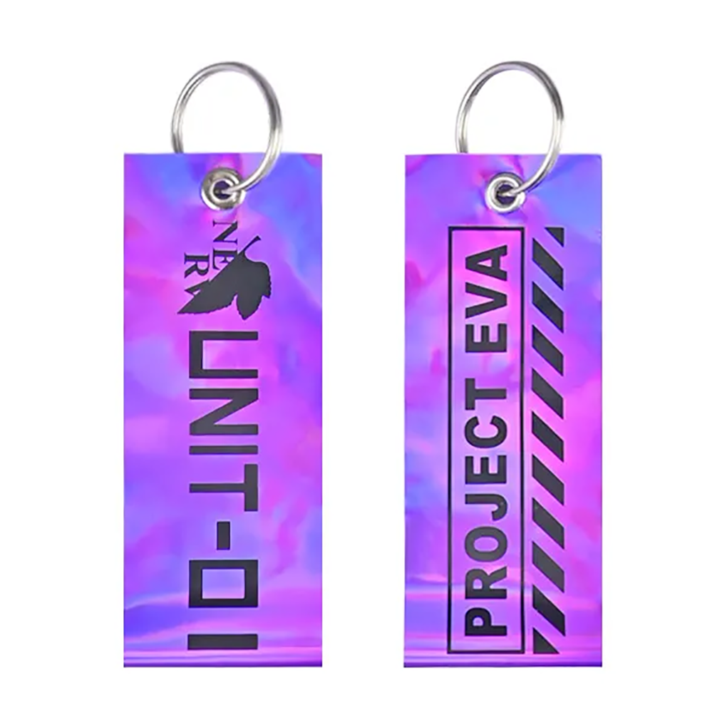 Laser Rainbow PVC Keychain 3