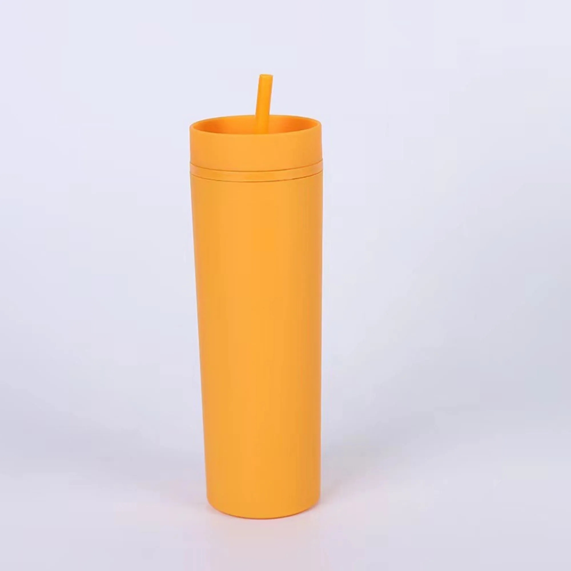 16oz Slim Tumblers With Straw 10