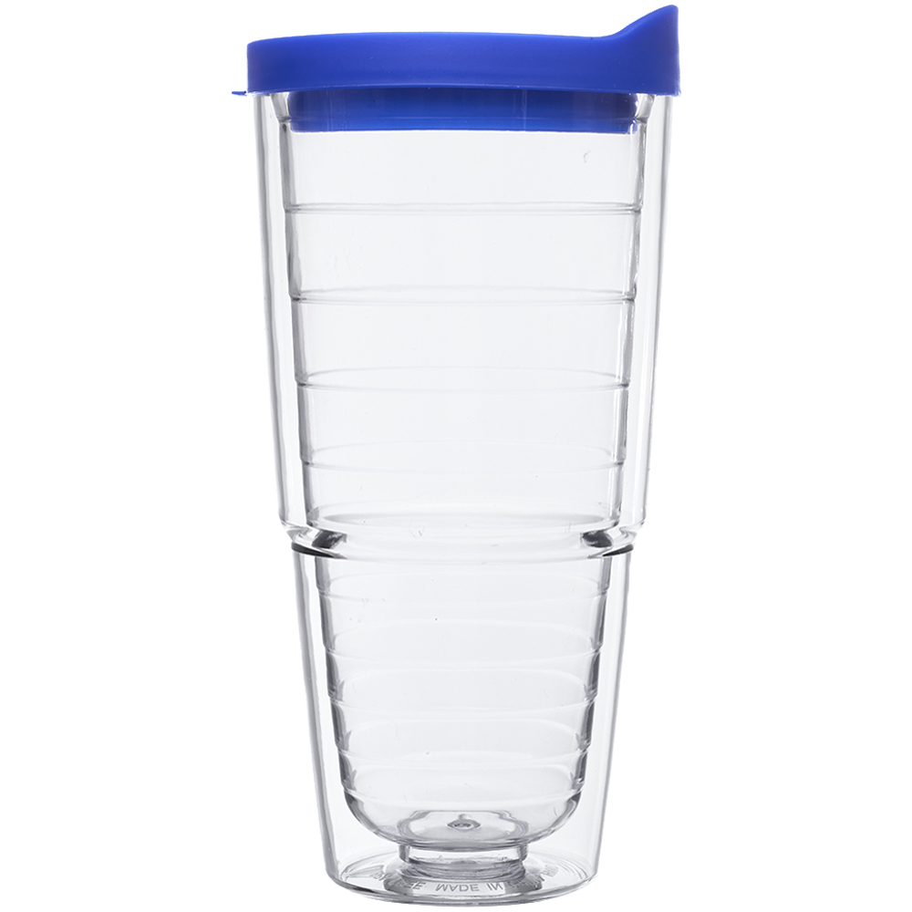 24 oz. Double Wall Solid Clear Orbit  Acrylic Tumblers 3