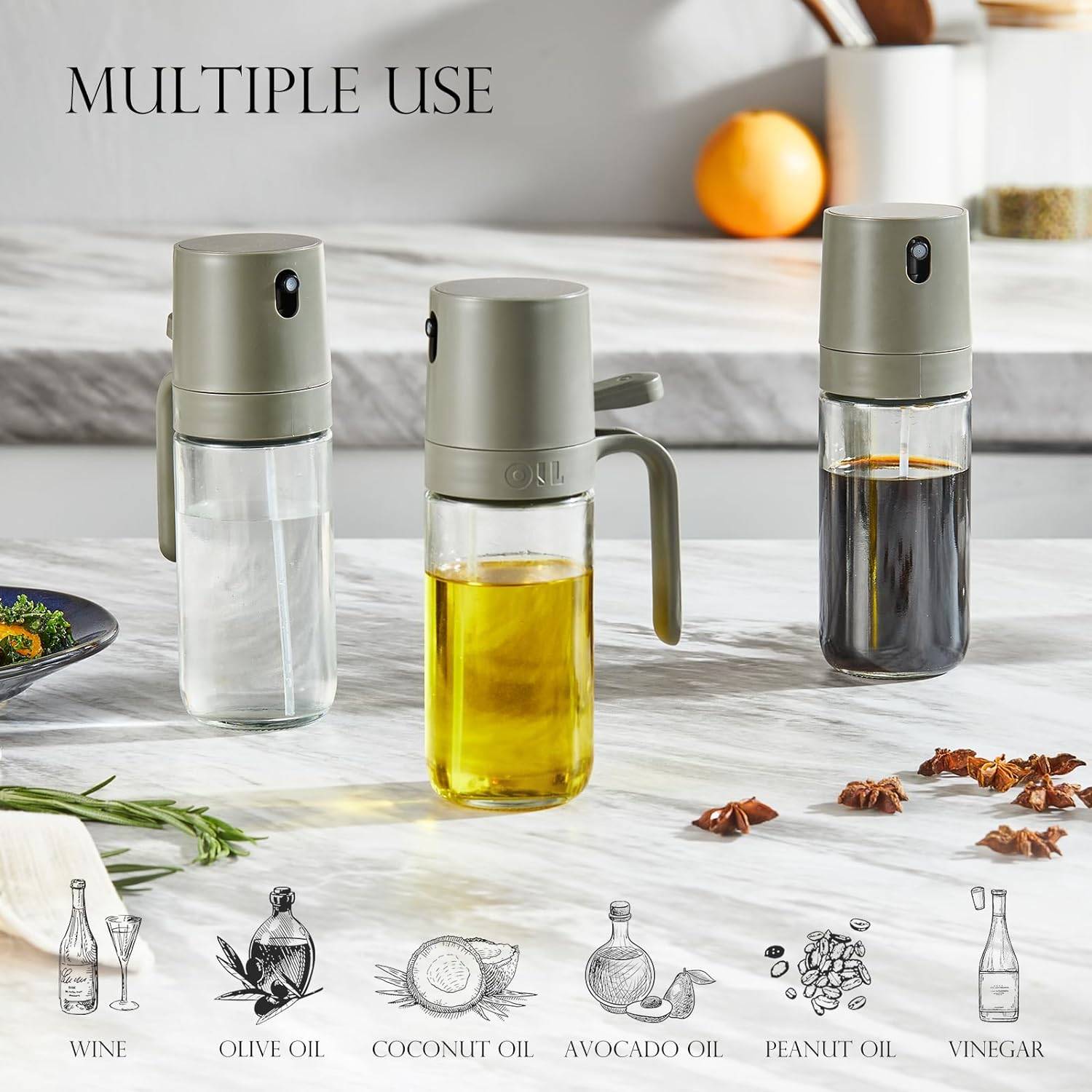 Versatile Olive Oil Sprayer Bottle For Cooking 3