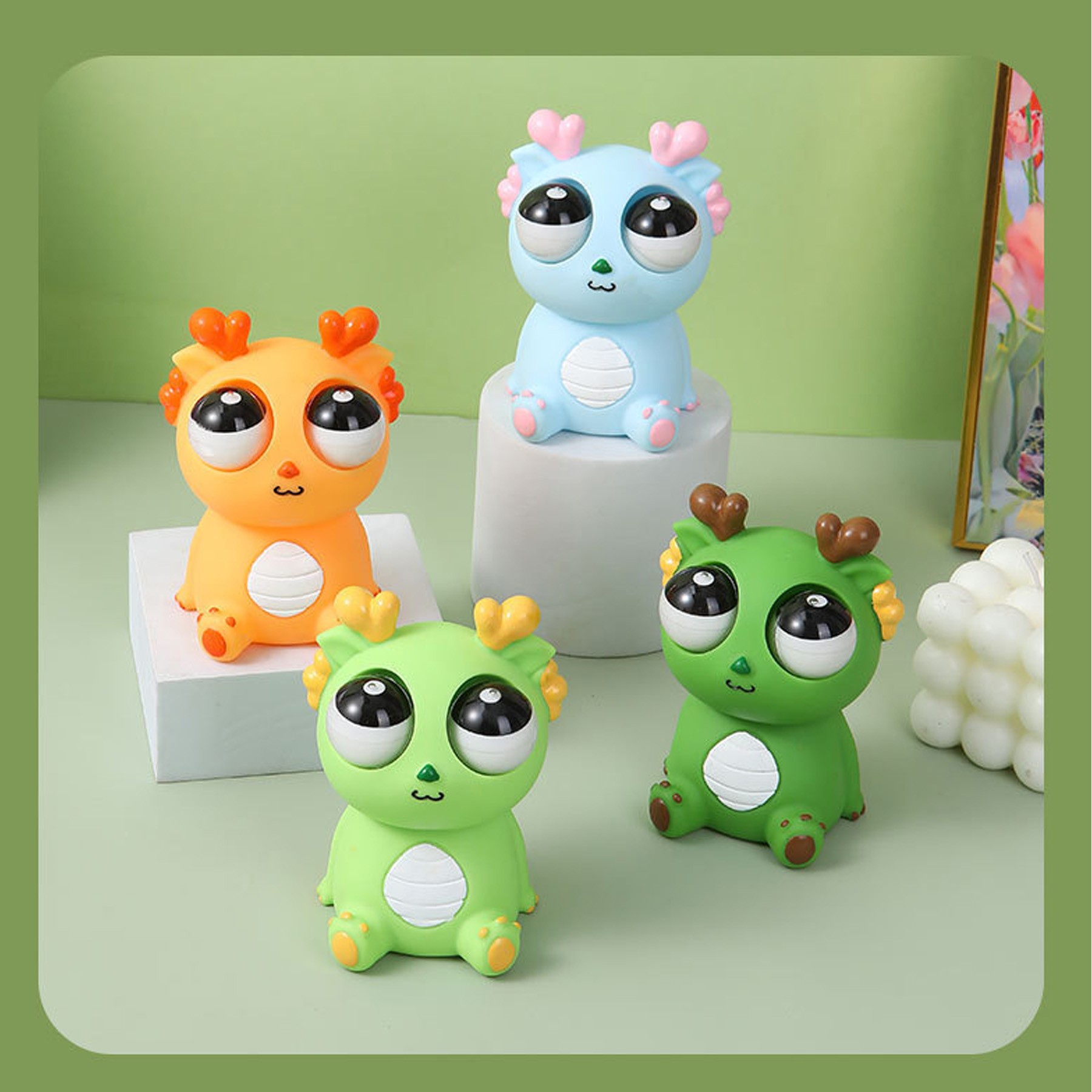 Squeeze Pop-eyed Dragon Squishy Toys for Stress Relief 2