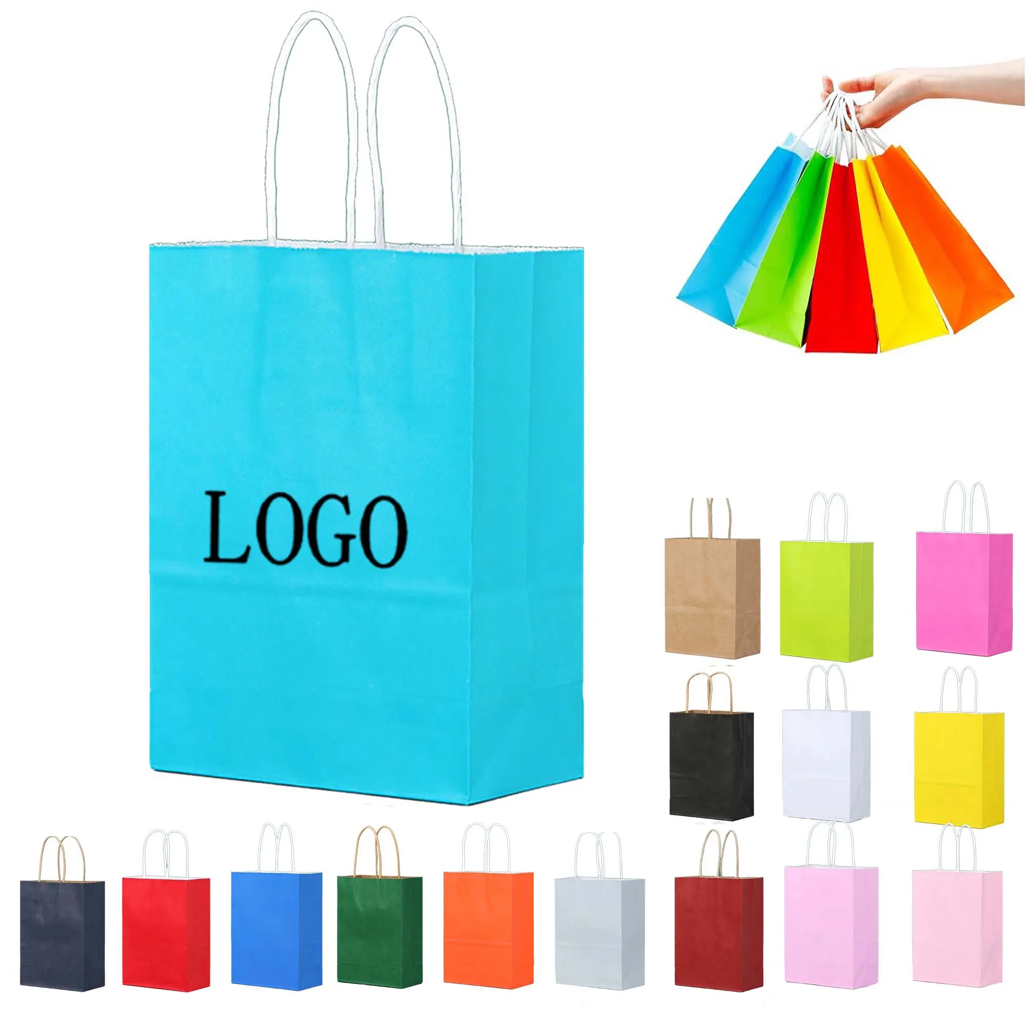 Kraft Paper Bags with Handles 7