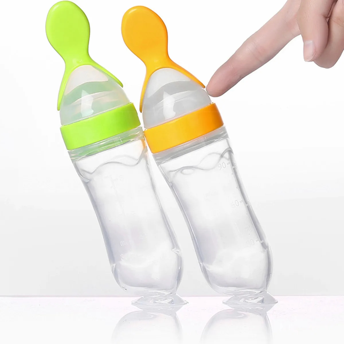 Baby Feeding Spoon Bottle Food Dispenser 7