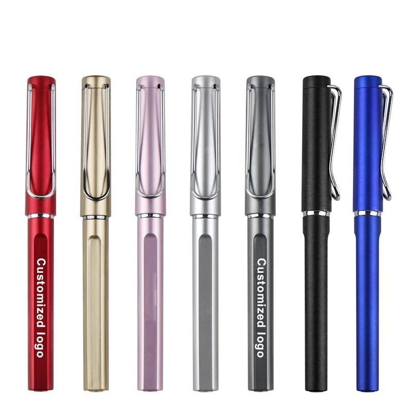 Customized Colored Ballpoint pen with metal clip 1
