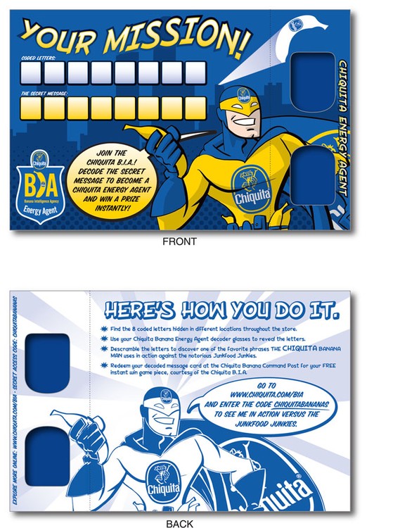 Decoder Greets Postcards - Blue Decoder Lens - Custom Imprint 7