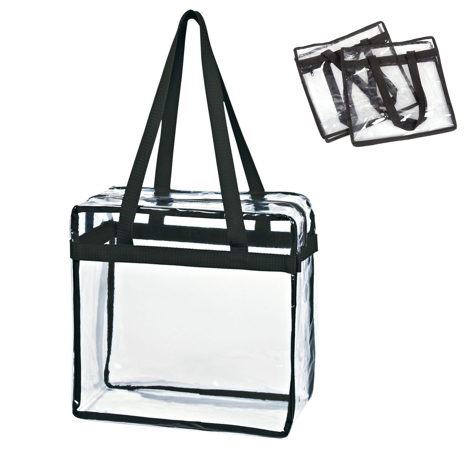 Clear Tote Bag With Zipper 4