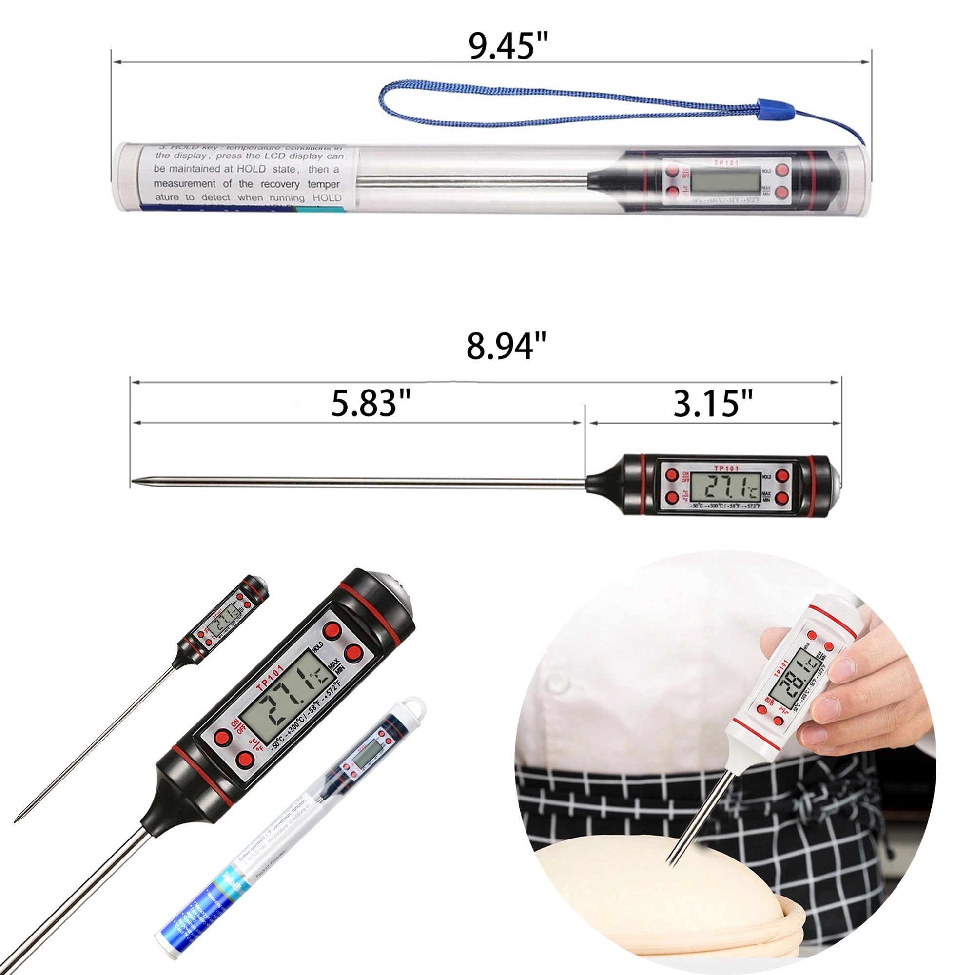 Digital Kitchen Grilling Thermometer 4