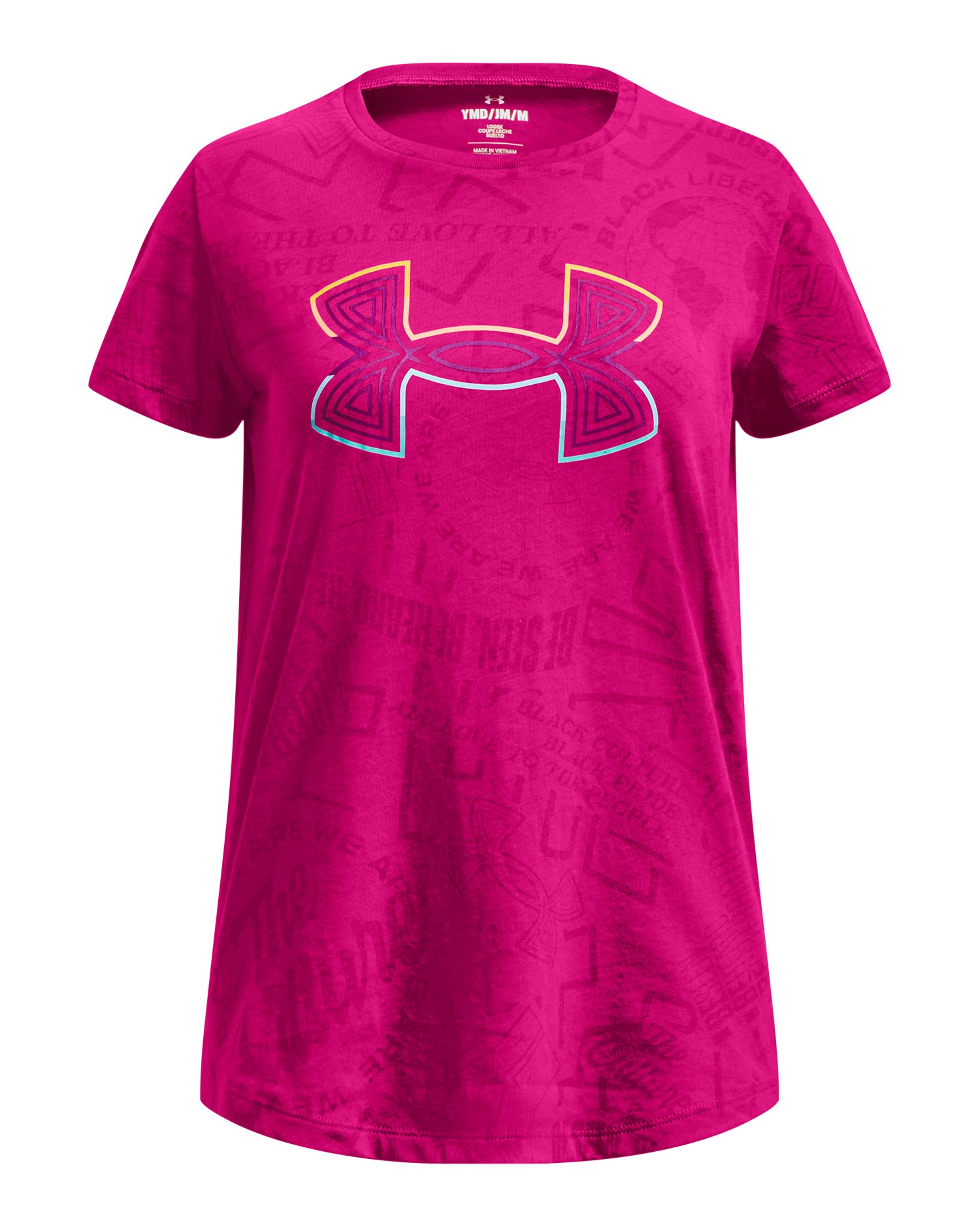 Girls' UA Black History Month Short Sleeve, custom youth shirt with logo imprint 2