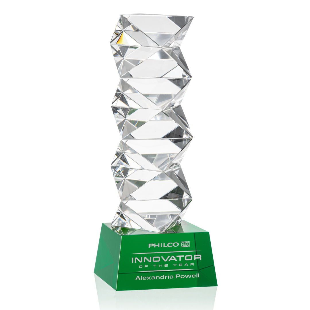 Callucci Award on Robson Base - Green 6