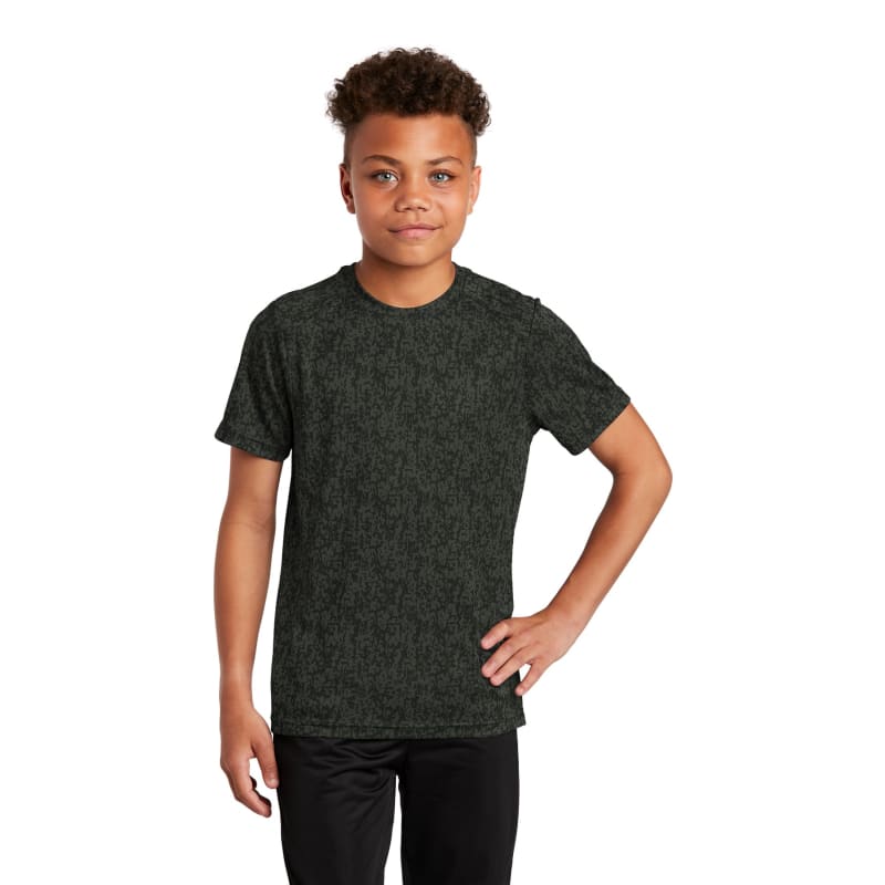 Sport-Tek Youth Digi Camo Tee. 10