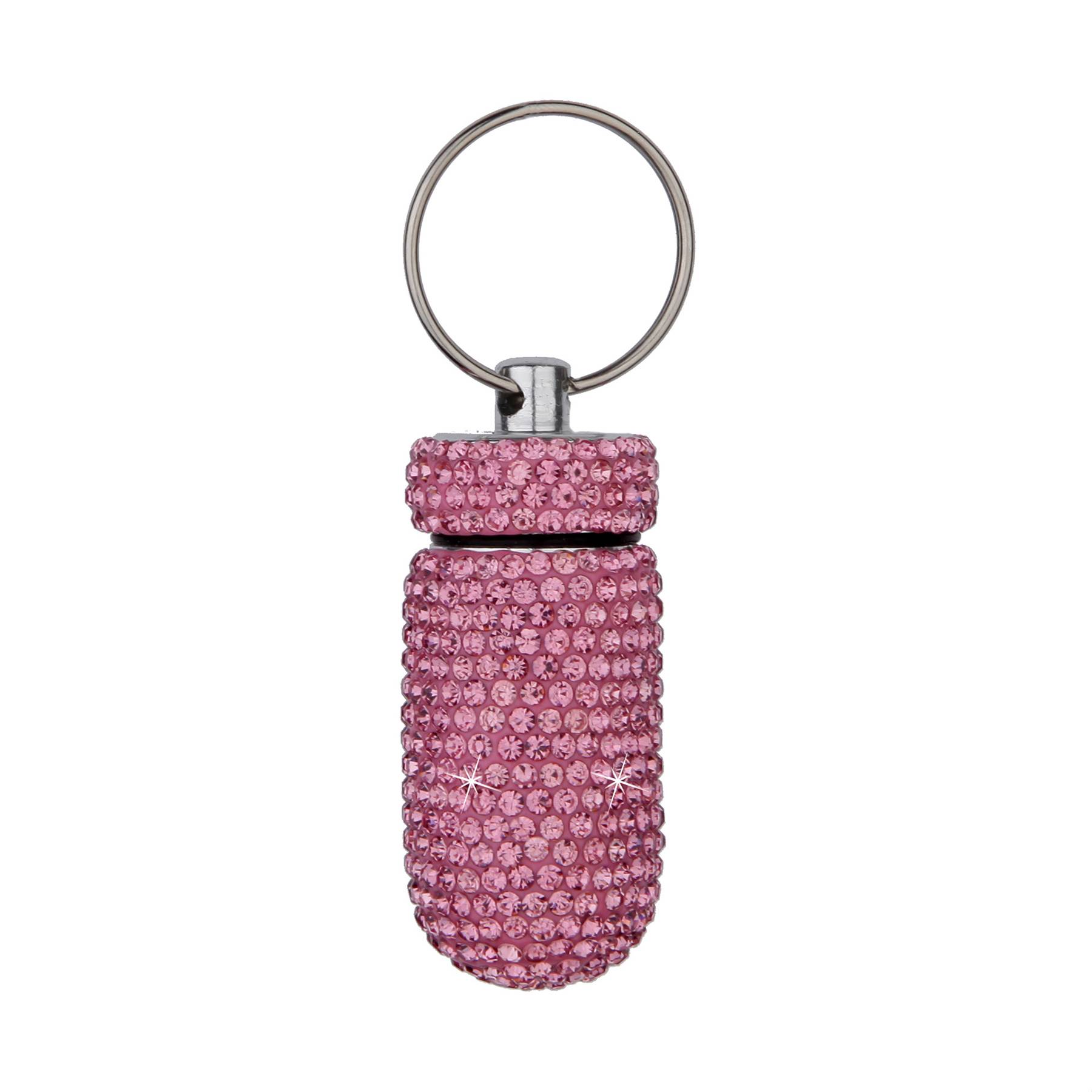 Alloy pill box with diamond set 6