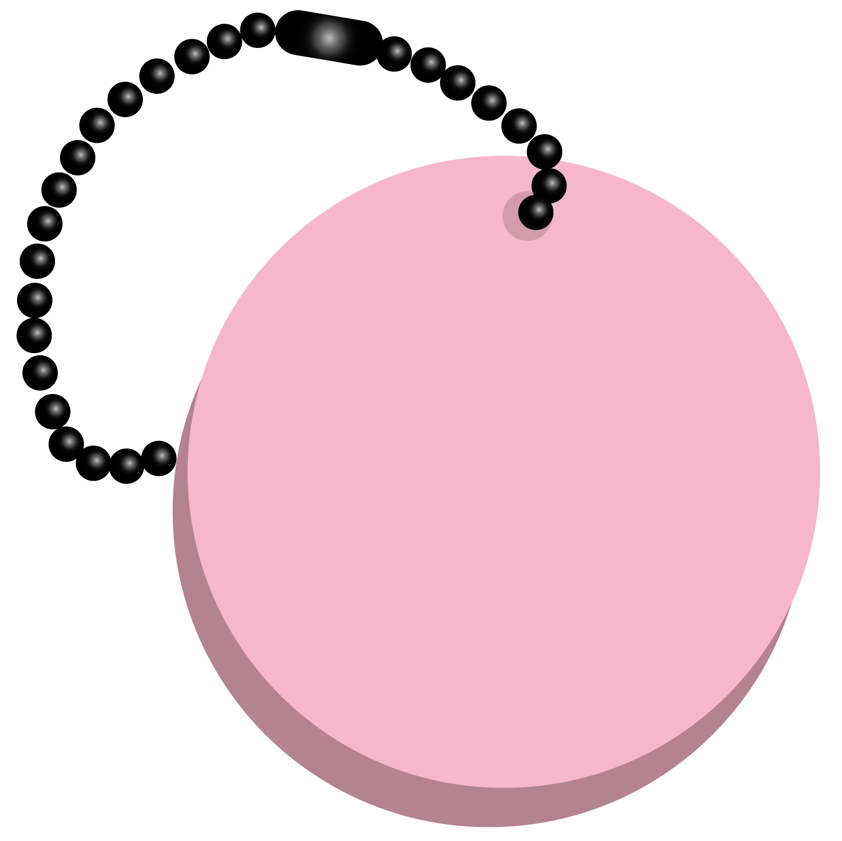 Circle Key Tag 14