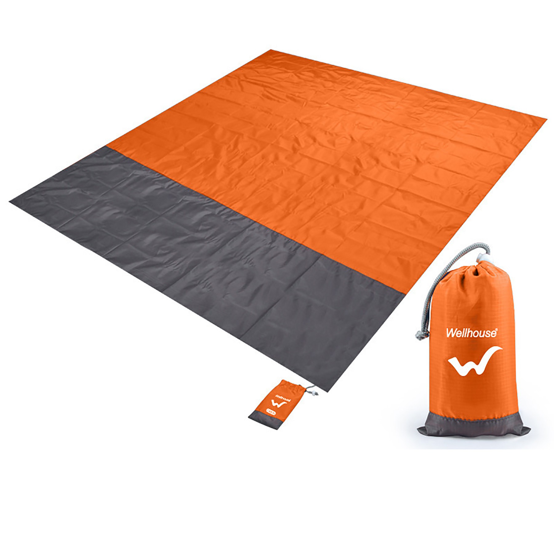 Waterproof Pocket Beach Blanket Folding Camping Mat 7
