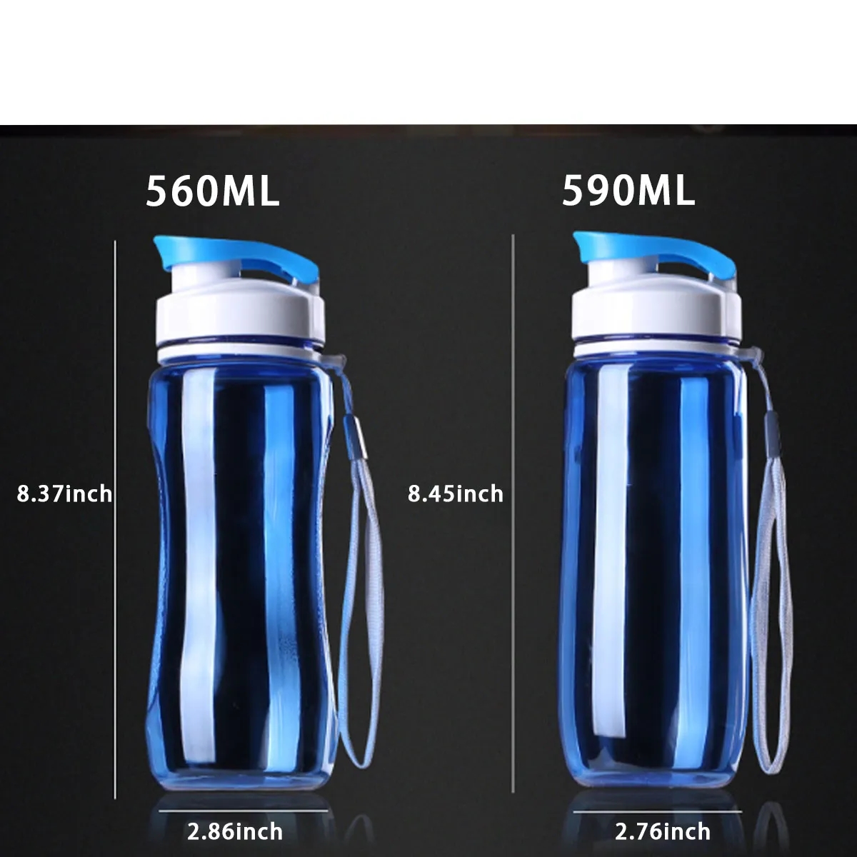 Portable Sports Bycicle Leakproof Plastic Water Bottle 5