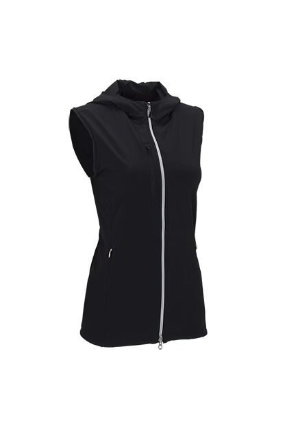 Women's Greg Norman Windbreaker Full-Zip Hooded Vest 6