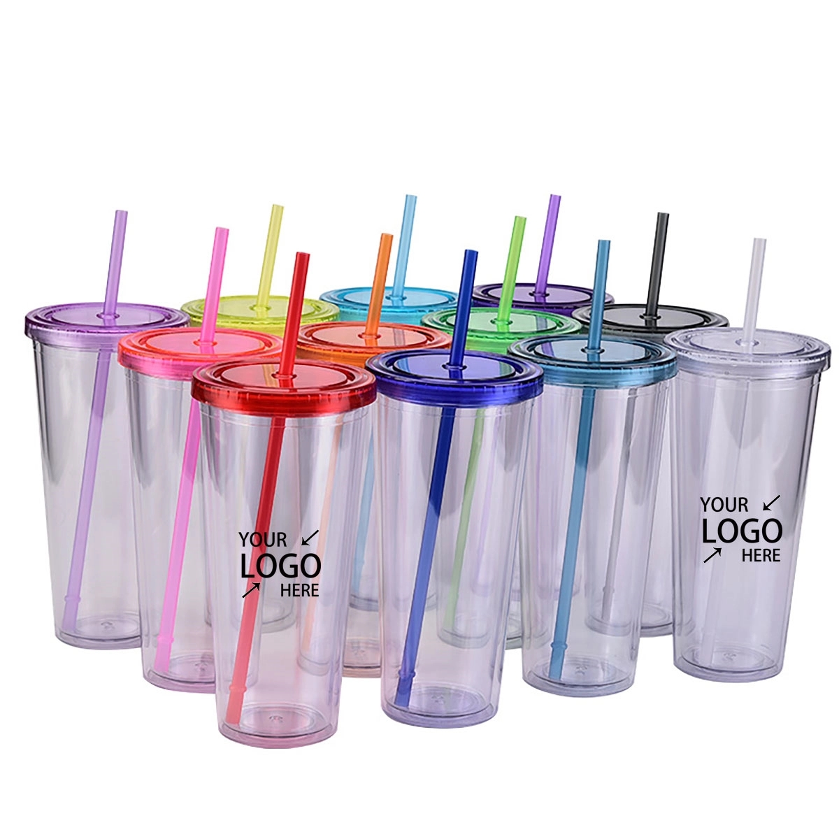Double-Walled Transparent Drinking Cup 2