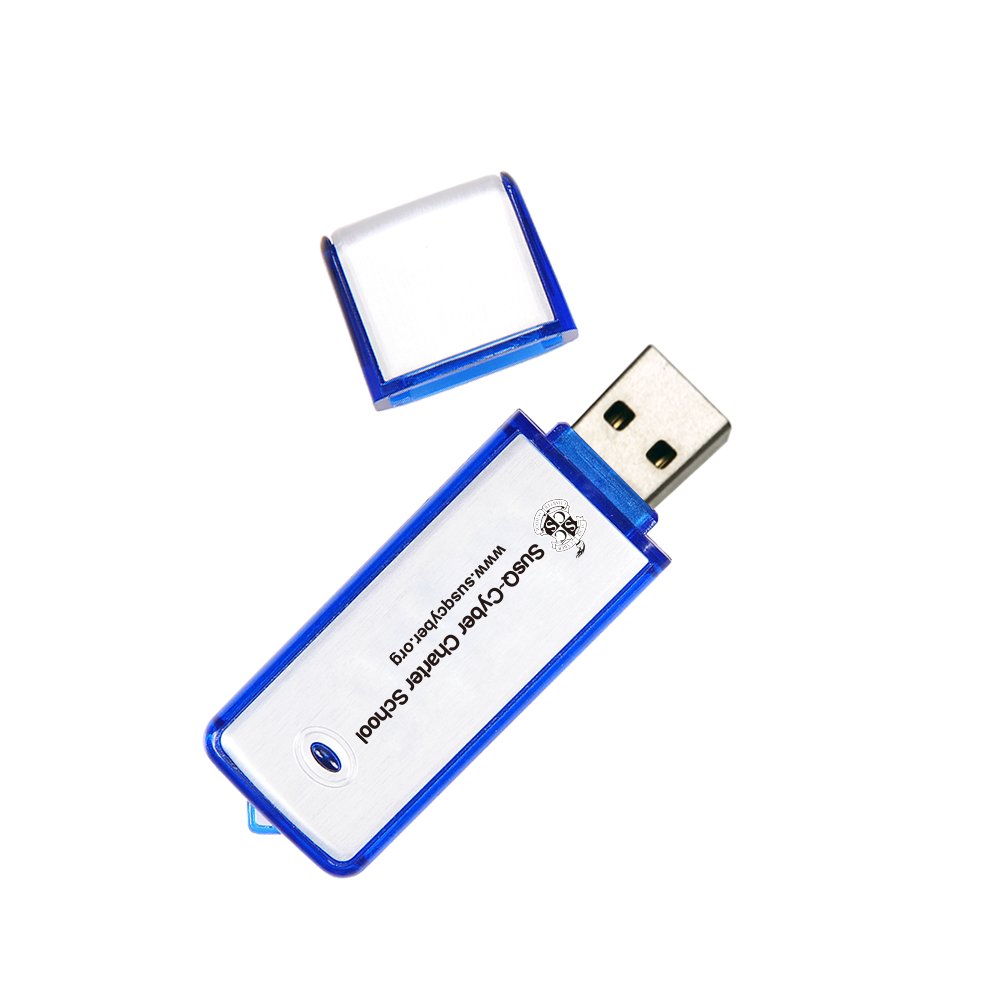 Maytown Translucent Rectangle Showcase USB 13