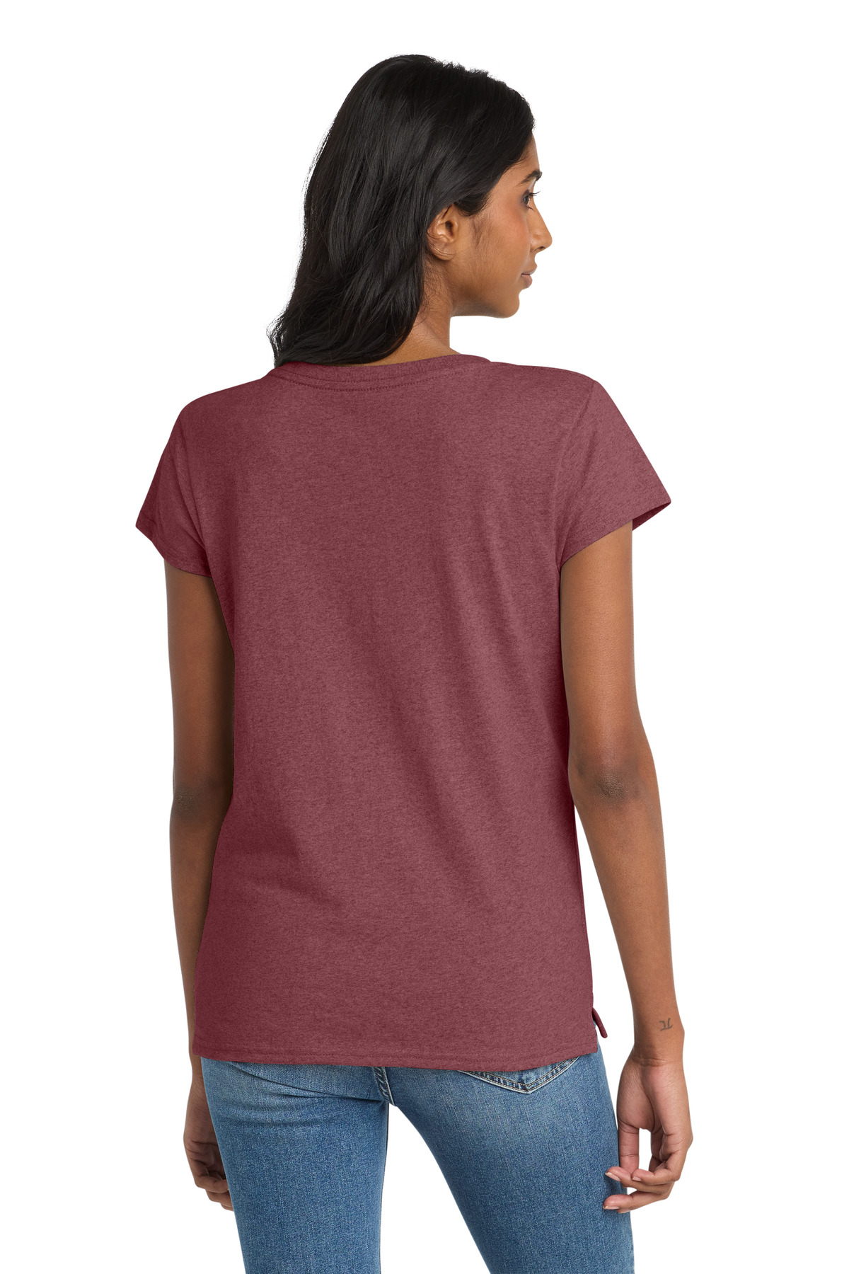 District Women's Re-Tee V-Neck DT8001 4