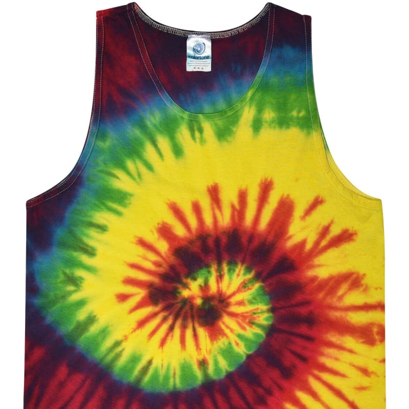 Tie-Dye Adult 5.4 Oz. 100% Cotton Tank Top 8