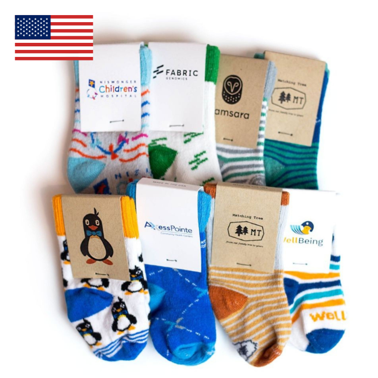 Custom Knit Cotton Crew Baby/Toddler Socks 5
