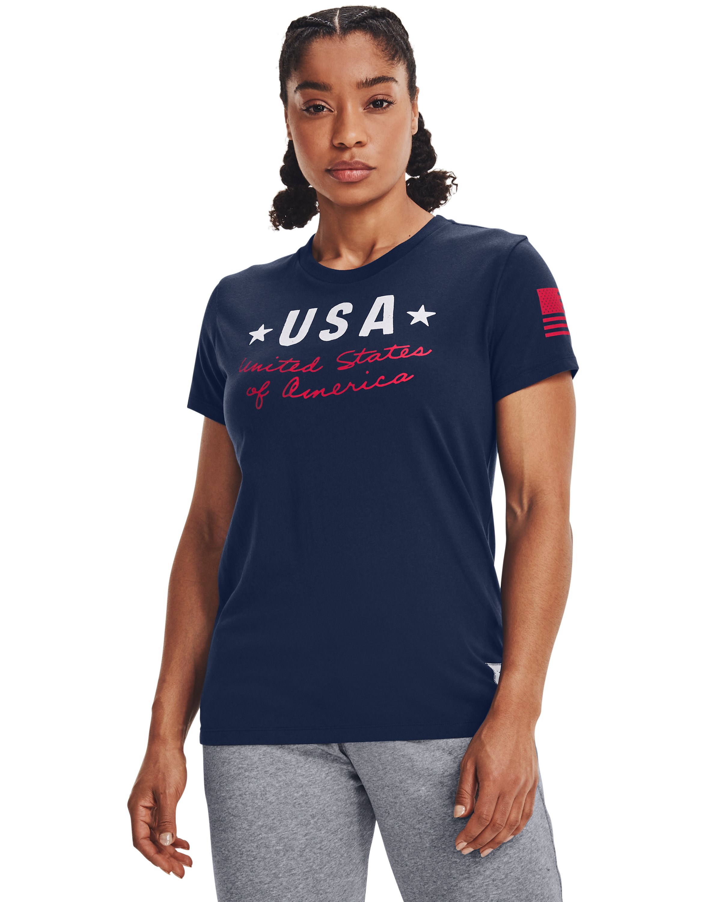 Women's UA Freedom USA T-Shirt  2