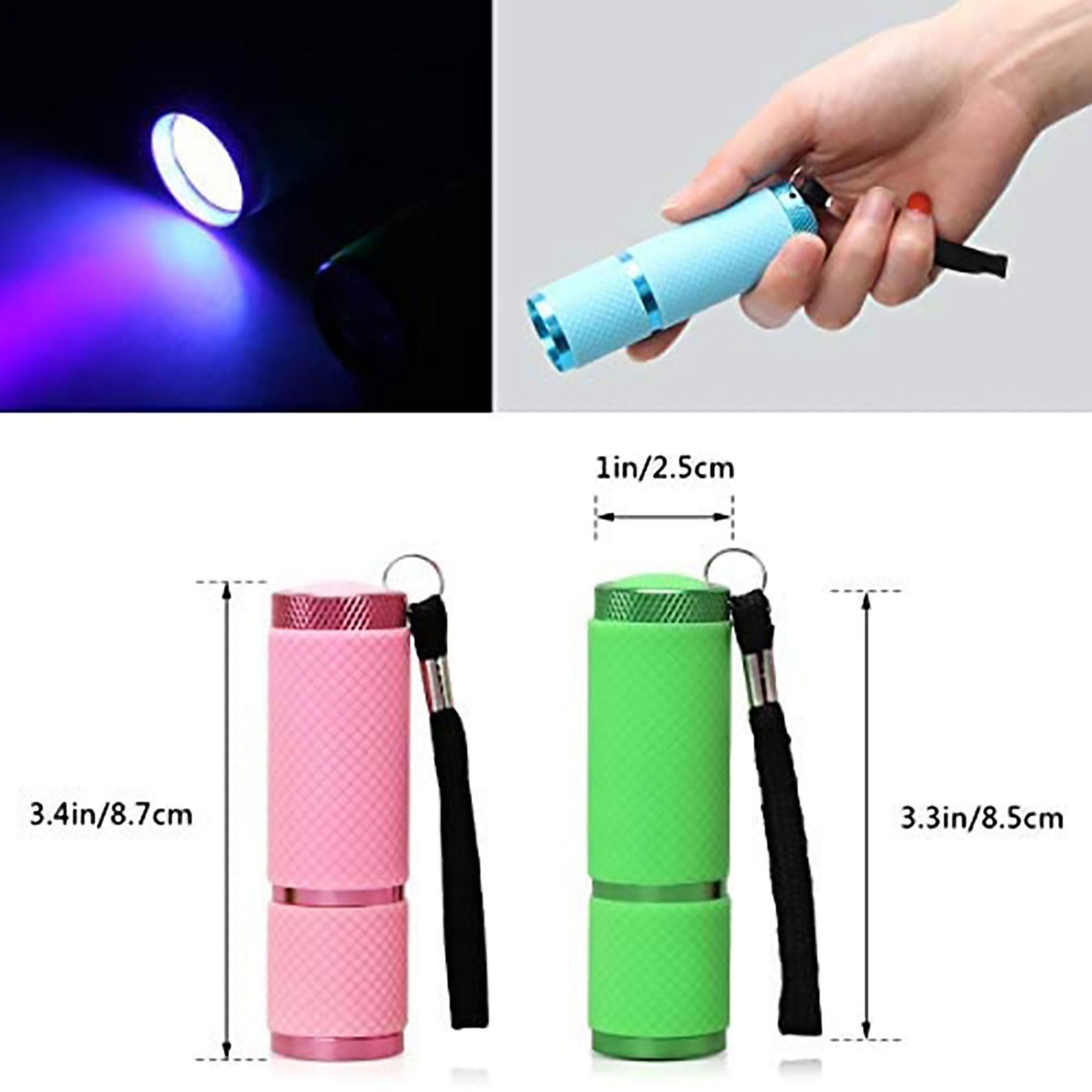 Compact Waterproof LED Glow Flashlight 4