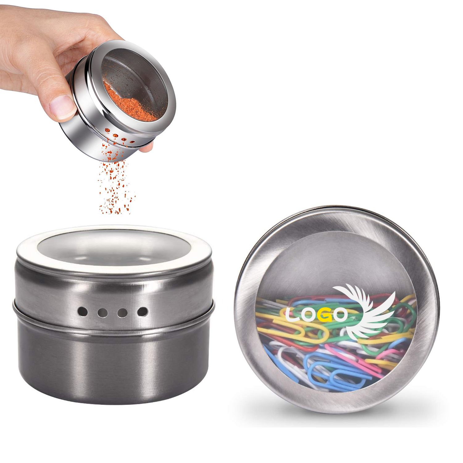 Stainless Steel Seasoning Box 1