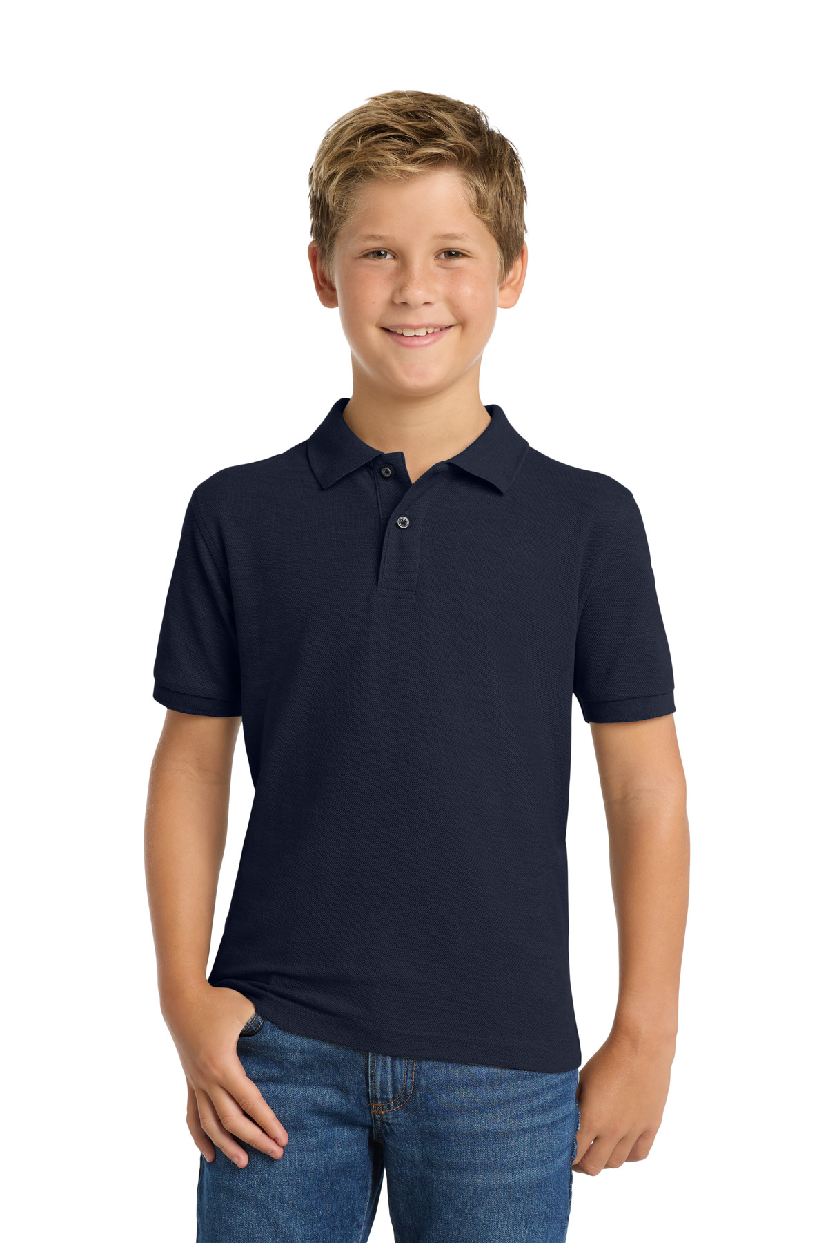 Port Authority Youth Silk Touch Polo. Y500 52