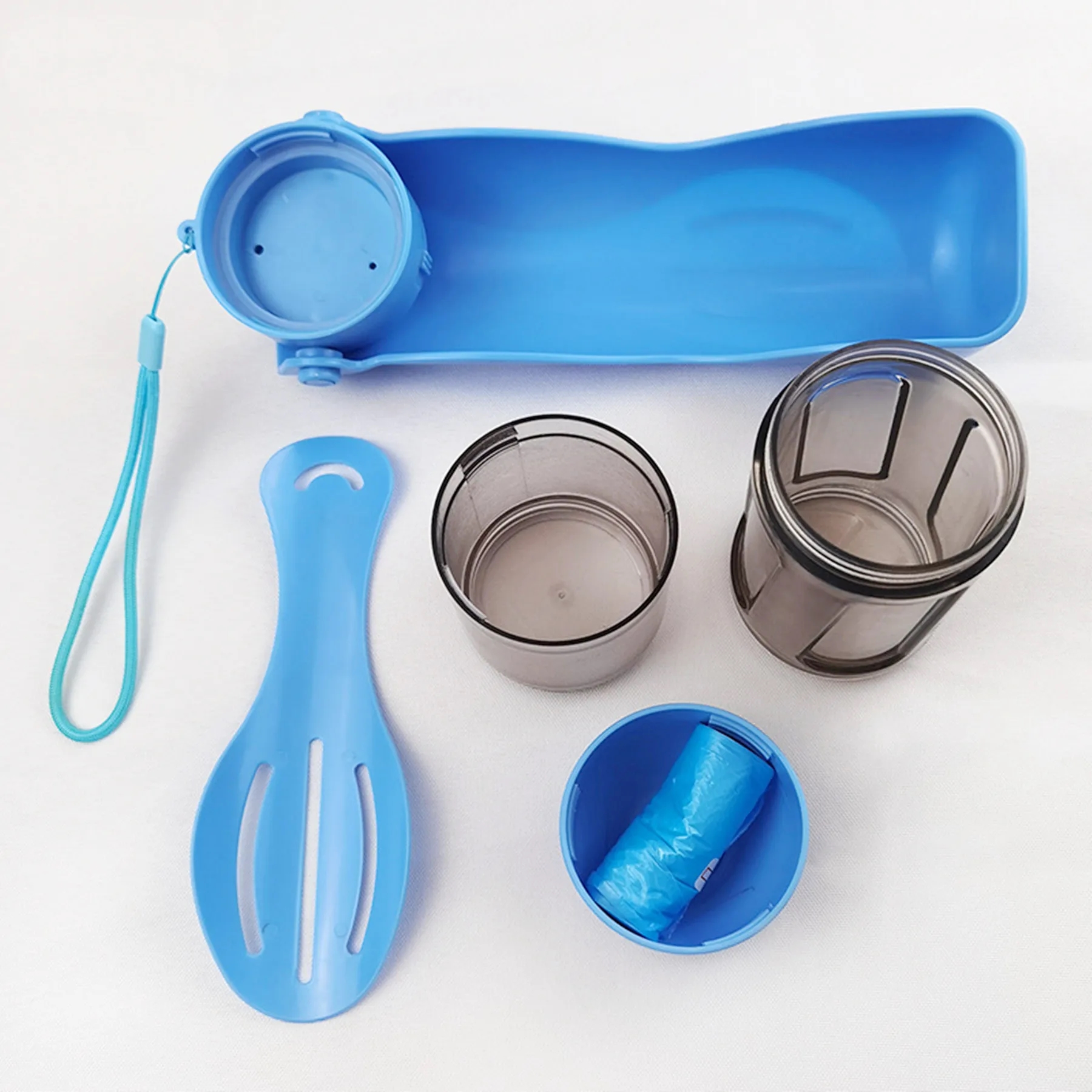 Outdoor Pet Water Bottle With Food Container MOQ10PCS 8