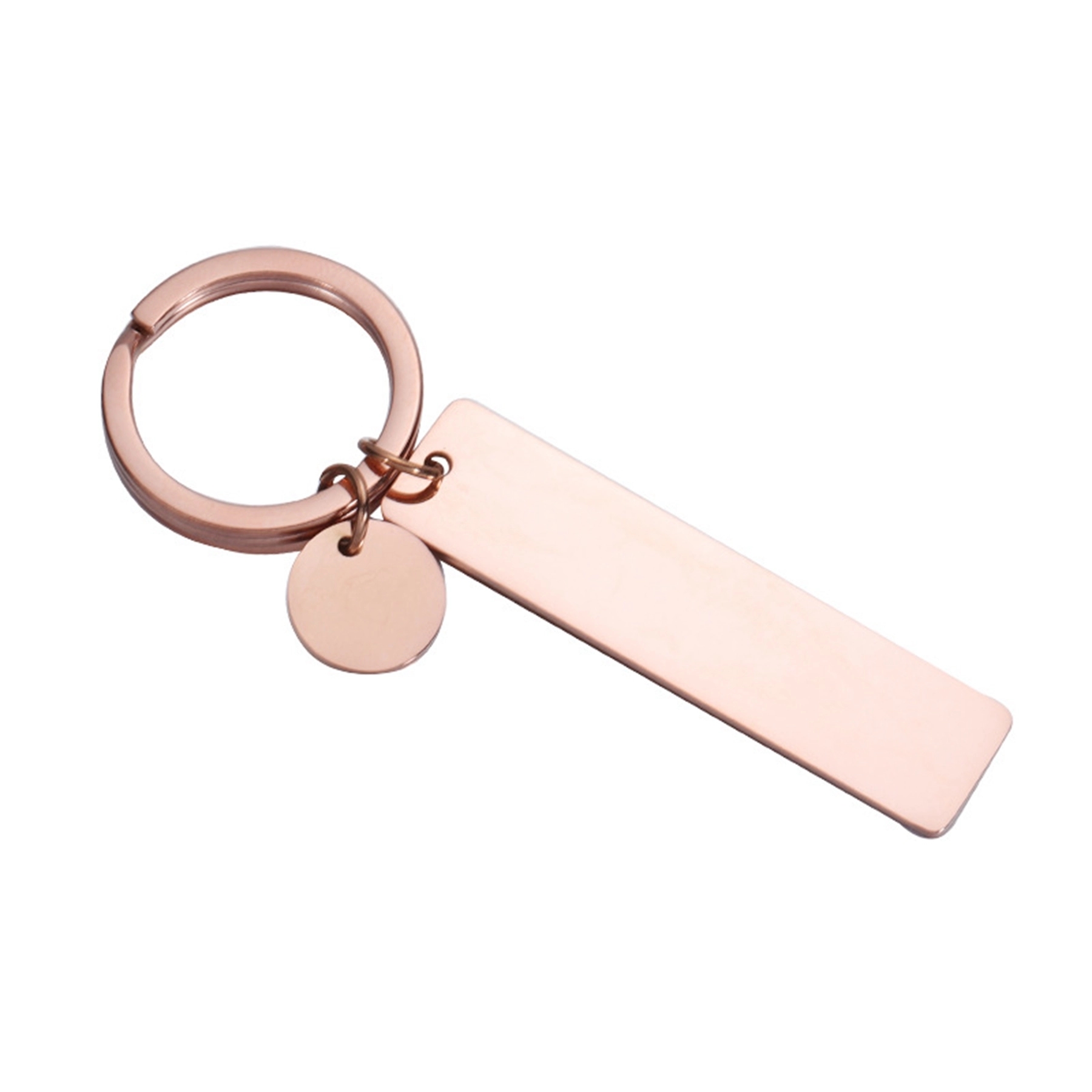 Stainless Steel Rectangle Keychain 4