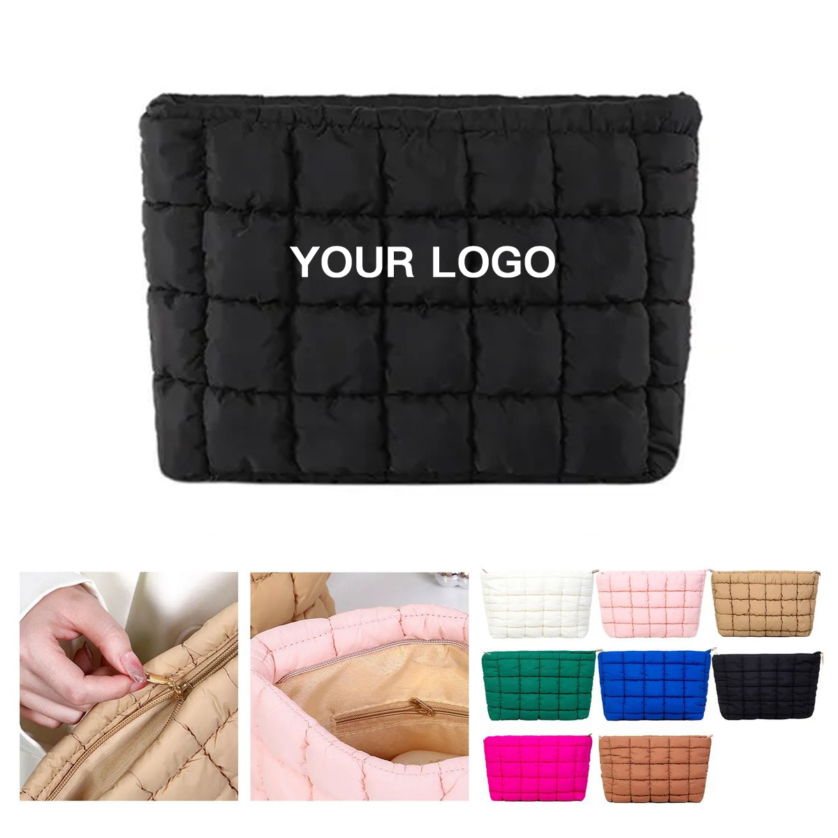 Polyester Makeup Bag for Toiletries and Cosmetics 10