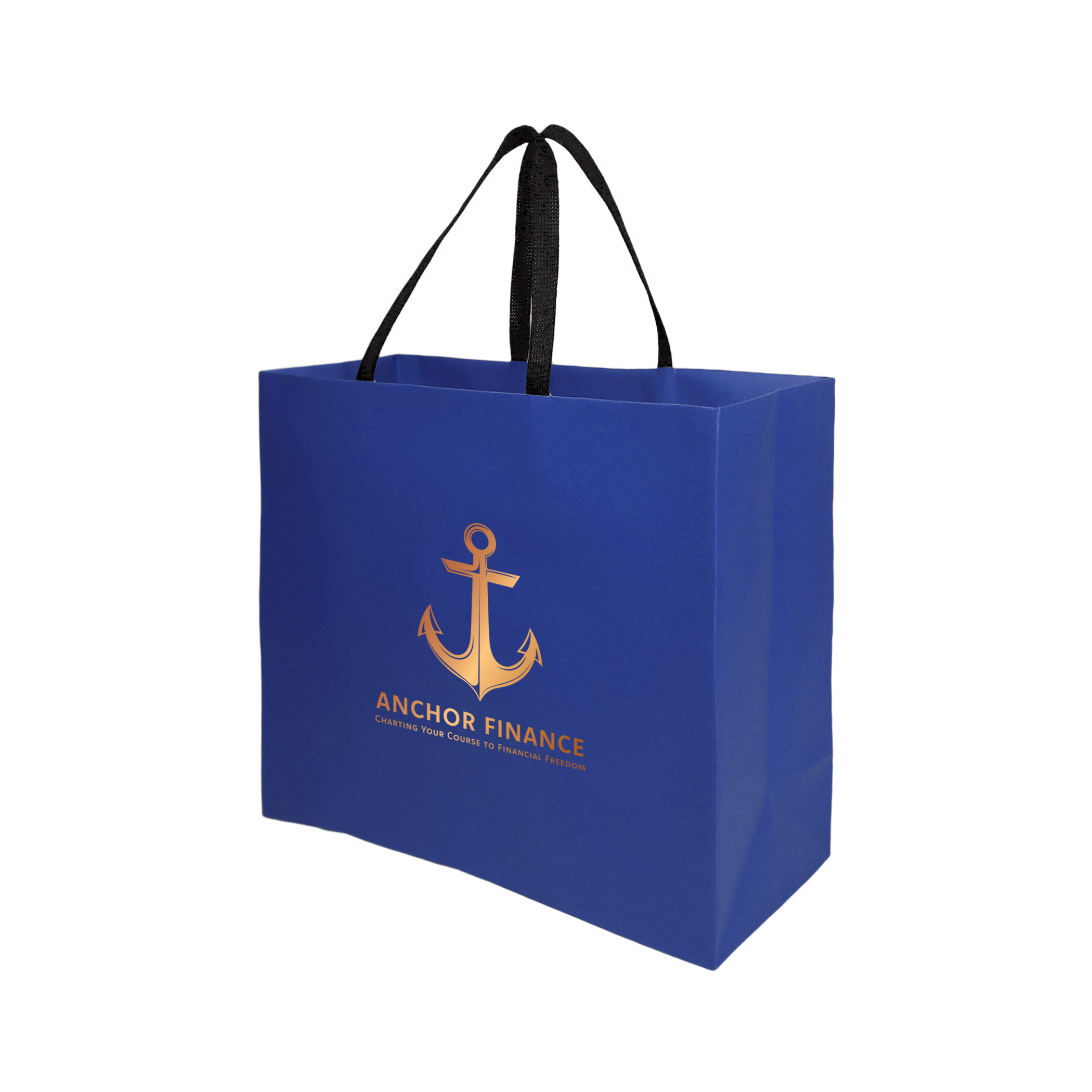 Sugarcane Paper Bag with Embedded Web Style Paper Handles - 11