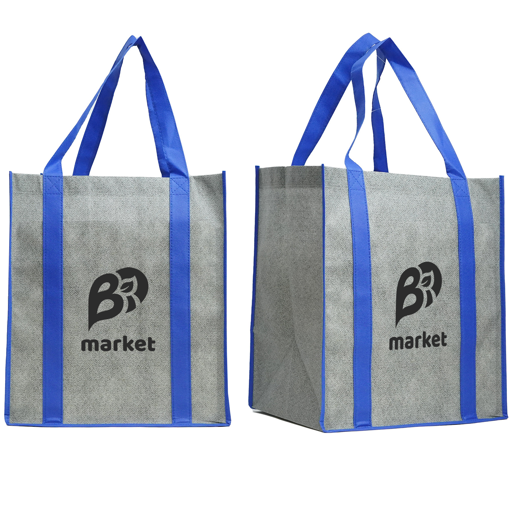 Heathered Jumbo Non-Woven Tote 1