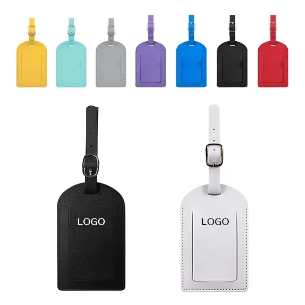PU Leather Suitcase Luggage Tags Travel Bag Identification 17