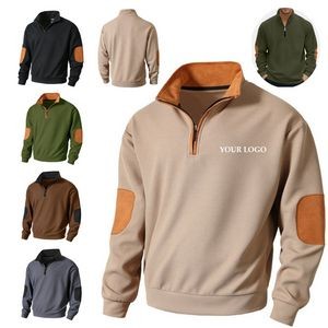 Men's Pullover Polyester Sweater, custom hoodie or sweatshirt with logo imprint 3