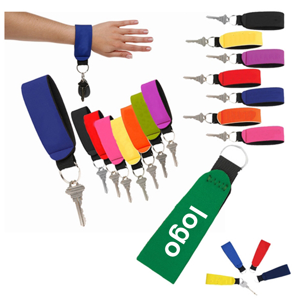 Neoprene Wristband Keychain