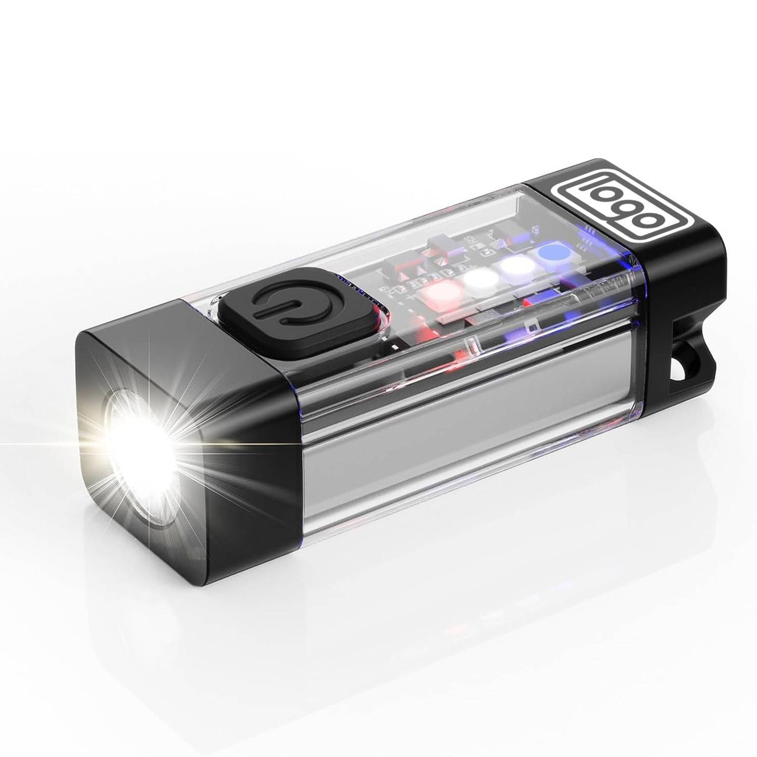 Mini Type-C Magnetic Flashlight Keychain 2