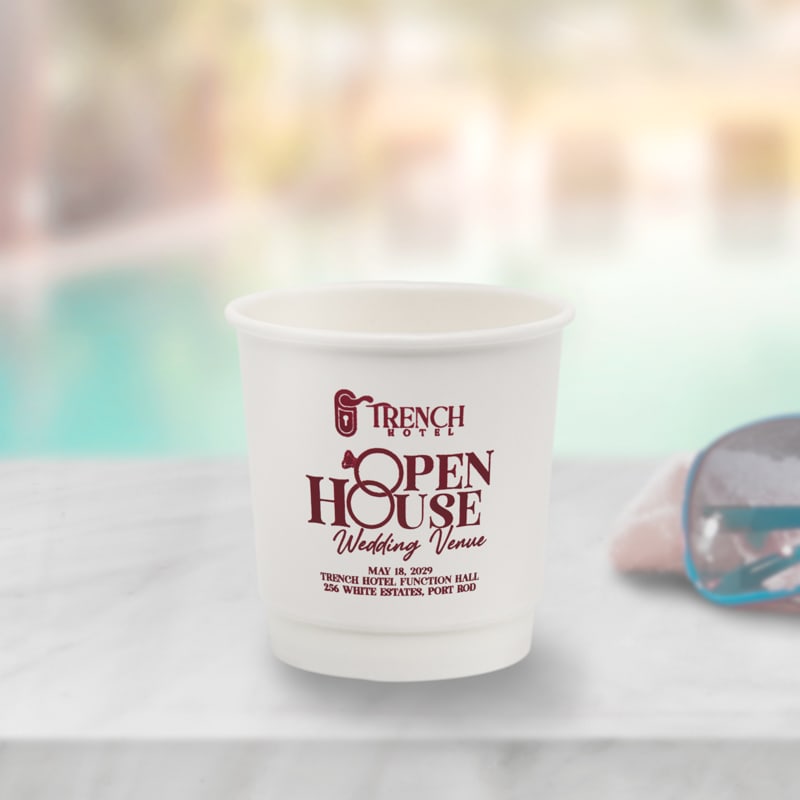 Custom 4 Oz. Double Wall Paper Hot Cups 12